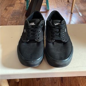 Black vans men size 9